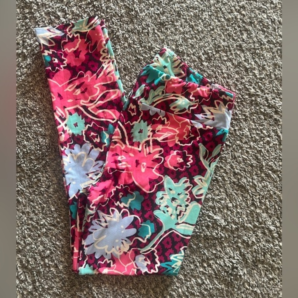 LuLaRoe Colorful Floral Women's Leggings